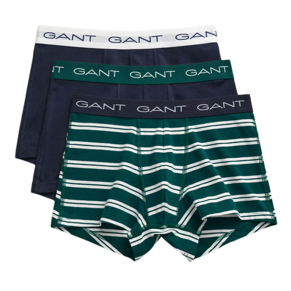 GANT 3-Pack Striped Trunks